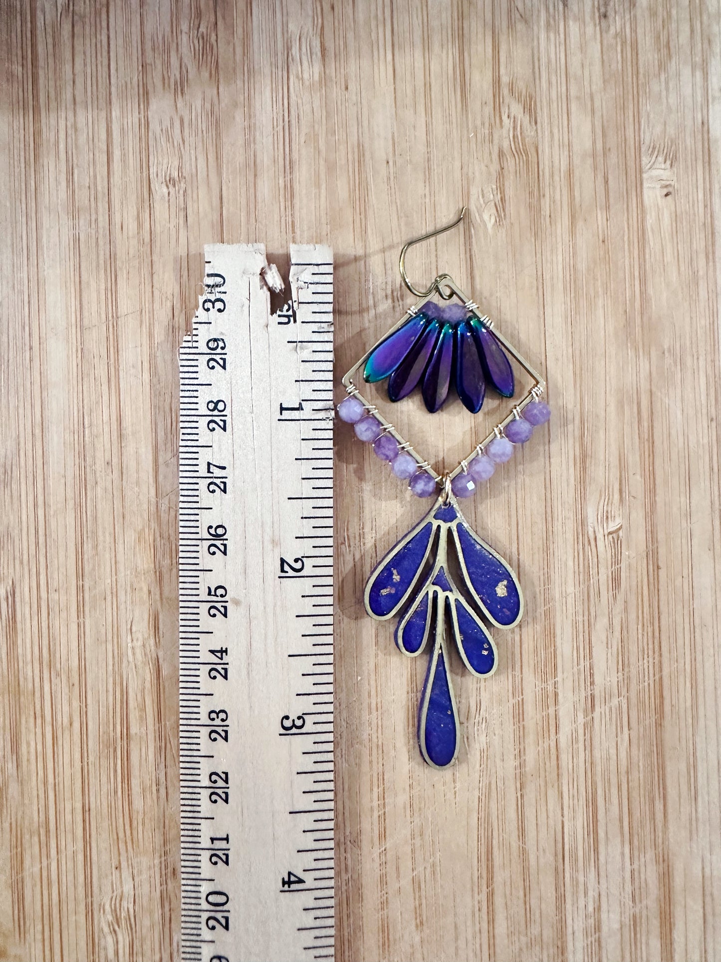 Gemstone Statement earrings, Holiday gifts