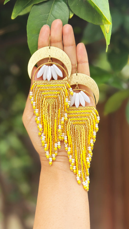Golden Hour Bloom Earrings