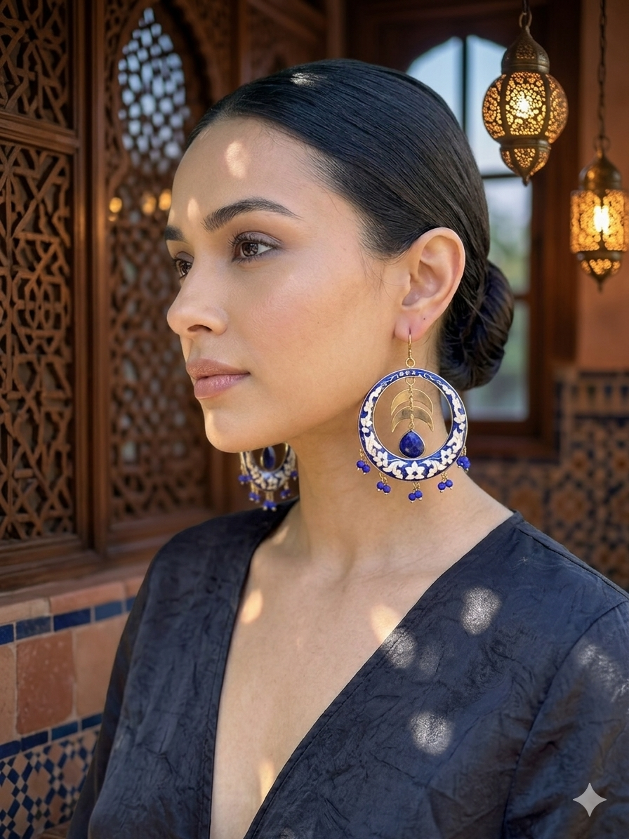 Moonflower hoops