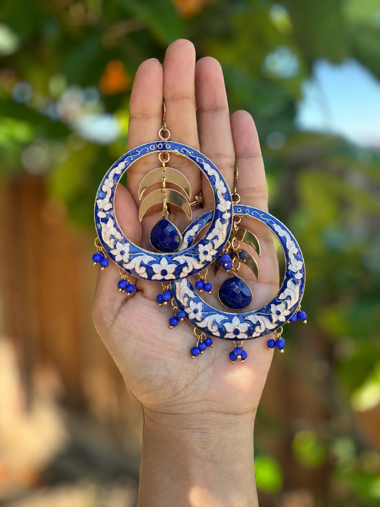 Moonflower hoops